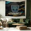 Custom Name New Zealand Warriors Printed Tapestry – Wall Hanging for Bedrooms, Dorms, and Home Decor