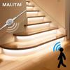Wireless Control Led Light Strips IP65 Motion Sensor LED Stair Lights Kitchen Closet Led Night Lights With EU Plug Adapter