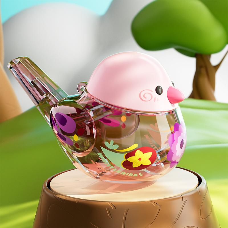 Птичий зов для младенцев, свисток в виде водоплавающей птицы для младенцев, детские игрушки, можно добавить воды в свисток для обучения, игрушка, музыкальный инструмент