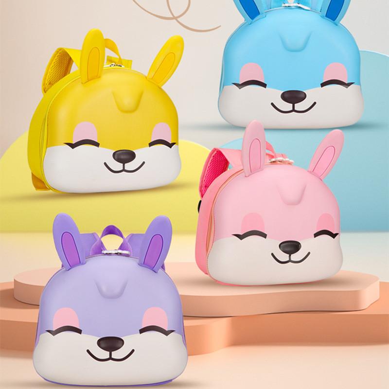 Kids Rabbit Cute School Bag With Eva Material And Breathable Design Toddlers For