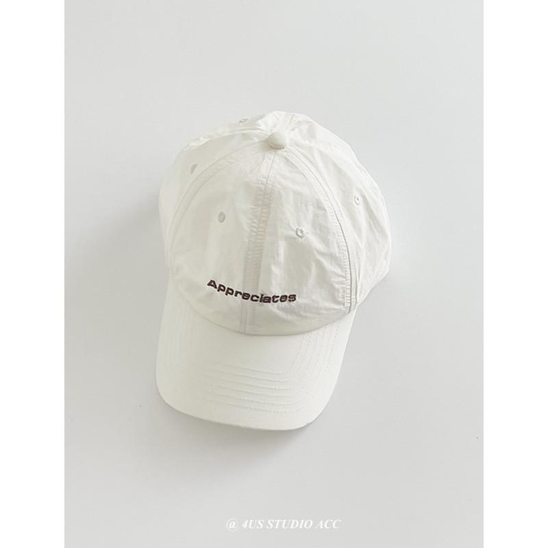 Embroidery Letter Polyester Baseball Hat For Casual Style And Sun Protection