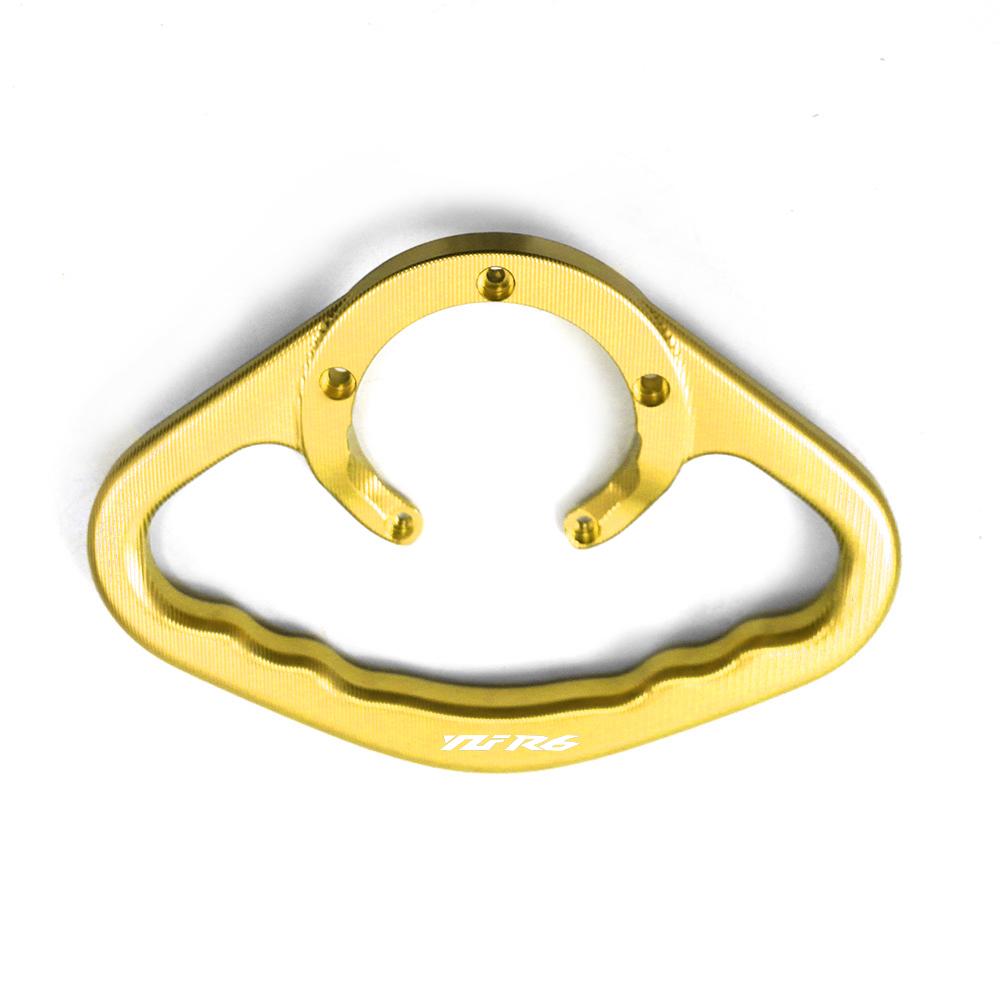 Motorcycle Universal CNC Passenger Handle Grip Hand-Held Gas Fuel Tank Armrest Handgrips For Yamaha YZF-R6 YZF R6 YZFR6 All Year