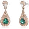 Estele Gold Plated Elegant Emrald Drop подвеска-ореол для женщин