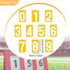 Score Keeper Flip Number Cards Numbers 0-9, Соревнование, Портативный, Настольный дисплей для футбола