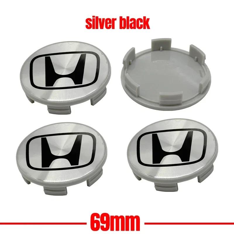 TR3-4pcs/set Car Styling Wheel Center Cap Hub Covers Badge Accessories For Honda Civic Fit Jazz Accord Pilot CRV Passport City XRV