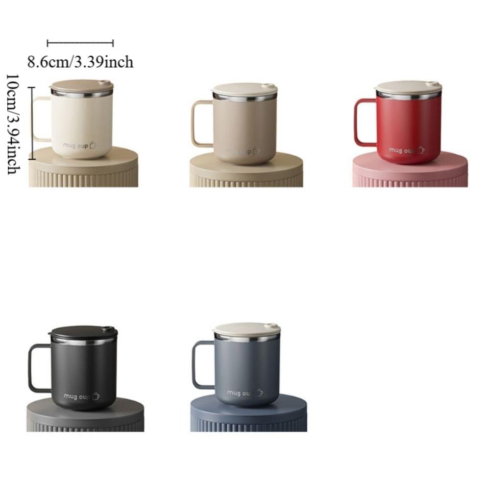304 Stainless Steel Coffee Cup Sliding Cover Design Tumbler Household Drinking Cup  Student