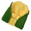 Crochet Maize Cob Balaclava Hat for Adult Fun Novelty 3Hole Balaclava Hat for Winter Activity Carnivals Party Headgear