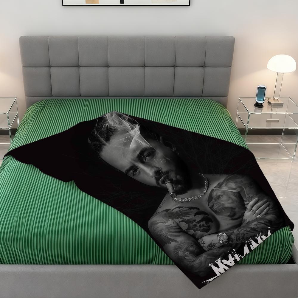 Singer M-Maluma Blanket Super Warm Comfortable Plush Throw Blanket Child Home Sofa Bedroom Gift