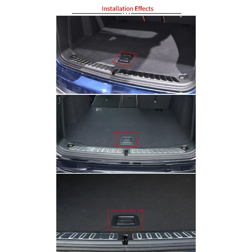 For BMW G01 G02 G05 G06 G07 Trunk Tail Cover Bottom Plate Mat Floor Carpet Handle Spare Tire Cover Lock For BMW X3 X4 X5 X6 X7