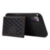 For Samsung Galaxy S20 4G/5G Card Holder Phone Case TPU+PU Leather Kickstand Phone Cover