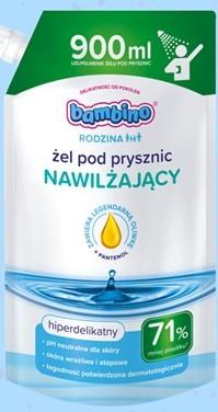 Bambino Rodzina Żel Pod Prysznic Nawilżający 900 Ml