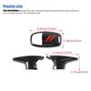 Gear Shift Panel Cover For Dodge Charger Gear Lever Protective Sticker For Dodge Challenger 2015 Up For Durango 2018 Up ABS Carbon Fiber Accessories
