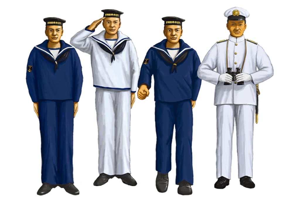 1/350 Ship Model Series No.7 EX-2 Japanese Navy Battleship Yamashiro 1943 (with Imperial Navy Crew Figures) Plastic Model