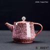 Керамический чайник BORREY, чайный сервиз кунг-фу, цветная печь в чайнике, простой чайник, чайный сервиз с крышкой, чай кунг-фу, изысканный подарок