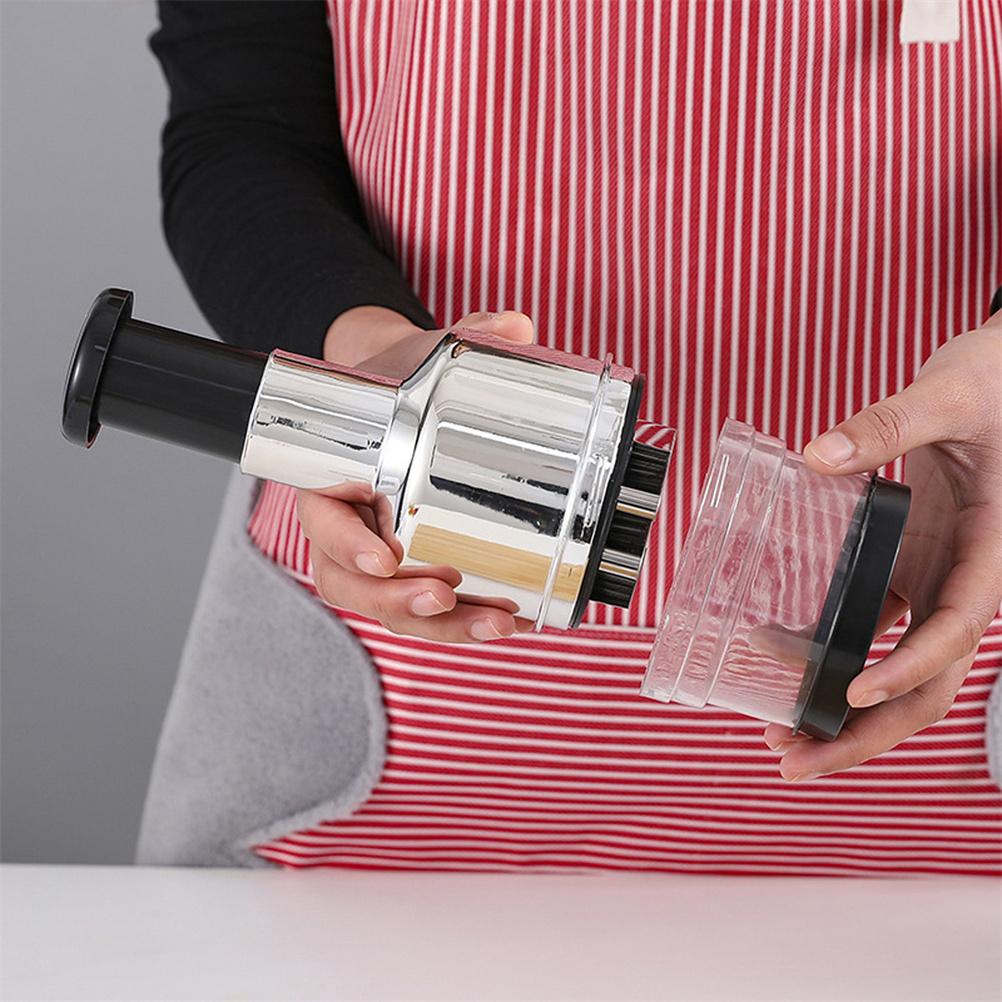 Кухонная Дробилка Ручной Пресс Чеснокодилка Мясорубка Лезвия Из Нержавеющей Стали Ручная Чеснокодавка для