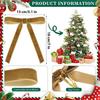 12 Velvet Bows For Christmas Trees - Used As Rural Gift Bows For Christmas Home Decoration Outdoor And Indoor Occasions