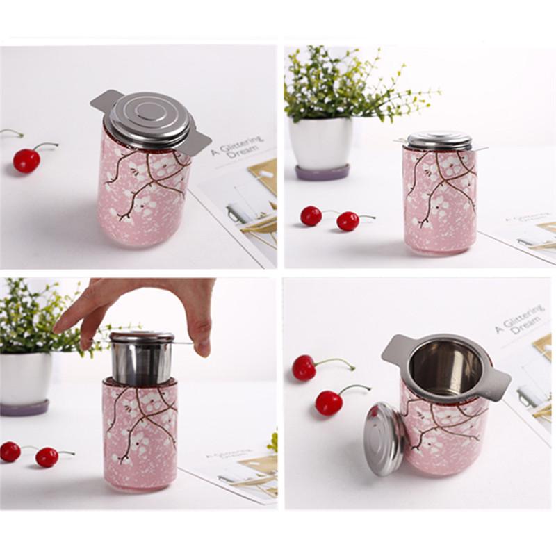 Mesh Tea Infuser Reusable Tea Strainer Stainless Steel Teapot Loose Tea Leaf Spice Filter AVE