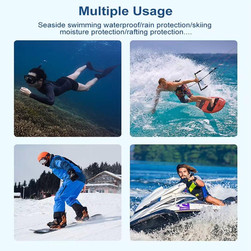 Сумка для мобильного телефона с подушкой безопасности, сенсорный чехол-протектор для телефона, фестиваль брызг воды