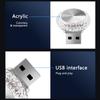 SEAMETAL Автомобильный USB-атмосферный свет - Портативный мини светодиодный декоративный светильник для салона автомобиля