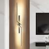 New Sleek, Contemporary, Long LED Wall Lamp Light for Bedroom or Living Room Decor. Perfect Minimalist Design for Background and