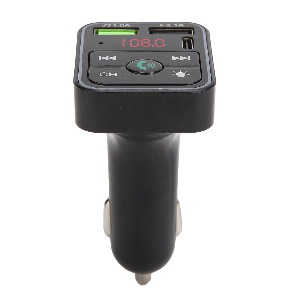 F2 Car MP3 Player with Ambient Light BluetoothFM Transmitter Multifunctional Car Player