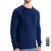 Mens Crew Neck Cotton Pullover Sweater Casual Business Geometric Knitted Mens Sweaters