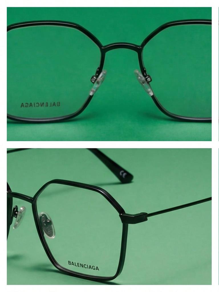 Balenciaga BB0198O 001 54 Шестиугольная оправа для очков