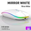 Wireless Bluetooth Mouse with Silent Click and Multi-Color LED for Office and Laptop Use