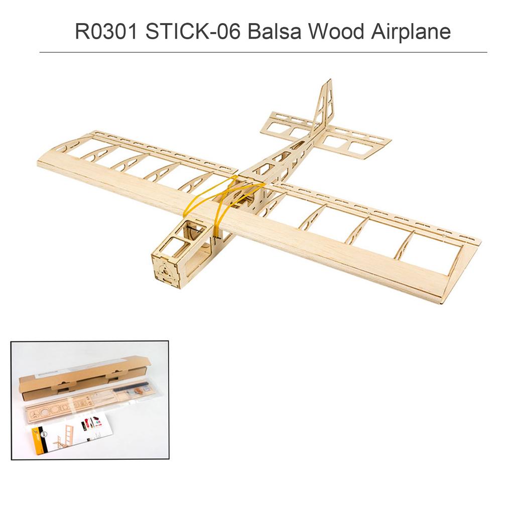 Dancing Wings Hobby R03 СТИК 06 Самолет Размах крыла 580 мм Дерево бальзы DIY Электрический самолет RC Летающая игрушка Версия PNP