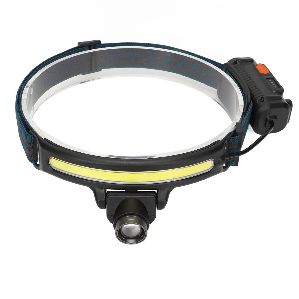 Outdoor COB Floodlight Headlamp Type C Rechargeable LED Headlamp Outdoor Fishing Cycling Running