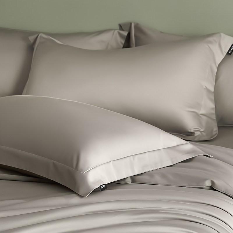 Premium 100% Cotton Pillowcase 48x74cm Hotel-Grade Long Staple Pillow Cover Bedding Set