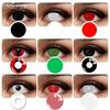 Color Contact Lenses For Eyes 1Pair Anime Cosplay Colored Lenses WHITE Red Halloween Lenses Contact Lens Beauty Makeup
