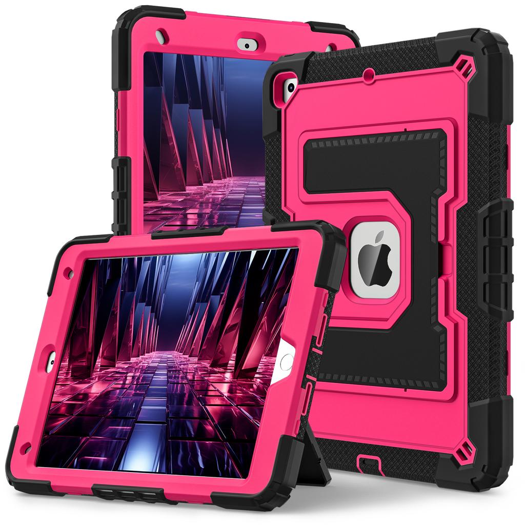 Tablet Case with Kickstand for iPad 10.2 (2021)/(2020)/(2019) Anti Drop PC+Silicone Cover