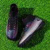 Football Shoes 35-48 Unisex Football Shoes High-top Elastic Sock Mouth Rubber Soft Bottom TF Football Shoes Kids Training Football Boots
