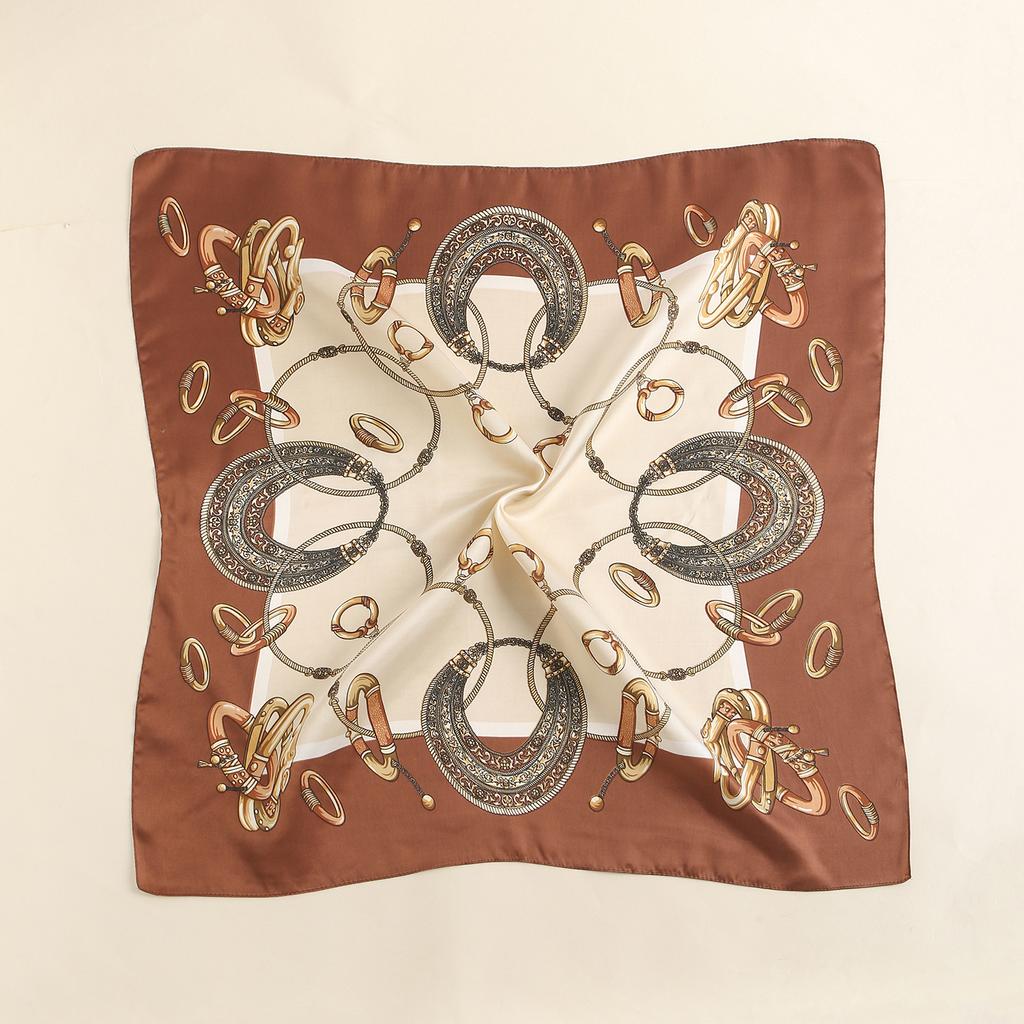 2024 New 70 CM Silk Shirt Decoration Small Square Scarf Fashionable And Versatile Commuting Scarf Neck Protection Scarf