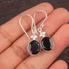 Драгоценный камень Черный Оникс 925 Стерлинговое серебро Ювелирные изделия Ручная работа Серьги 1,30" Для свадьбы EE-6-17
