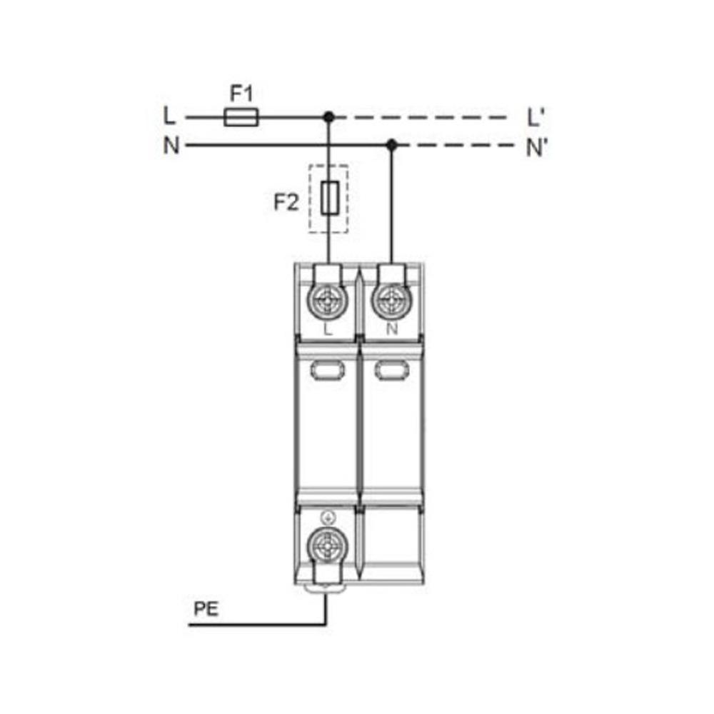 2P Voltage Protection Arrester 275V Low Voltage Protector  Power Distribution Control