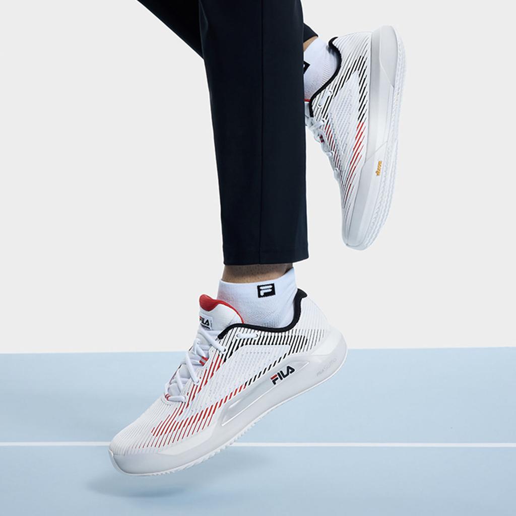 Fila Potenza 2 Дышащая Поддержка Низкий Верх Теннисные Кроссовки Мужские Кроссовки Белый A12M511503FWT