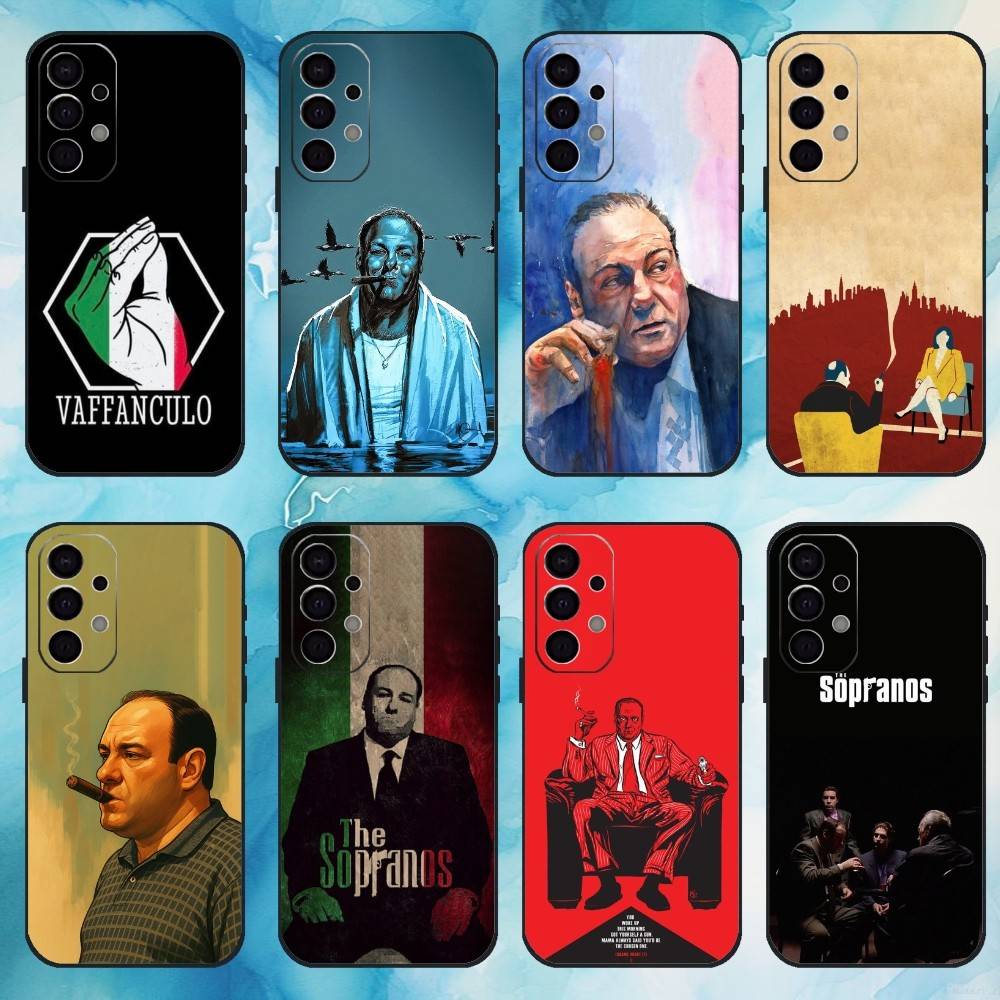 The S-Sopranos TV Phone Case For Samsung Galaxy A73,A72,A71,A70,A53,A52,A51,Soft Silicone Black Cover