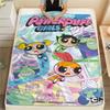 Powerpuff Girls Cartoon printing Flannel Blanket Bedroom Sofa Camping Warm blanket Gifts for family and friends-MJ007