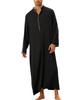 Men's Islamic Ramadan Jubba Kaftan Dishdash Arab Robe Thobe T Shirt Dress Tunic