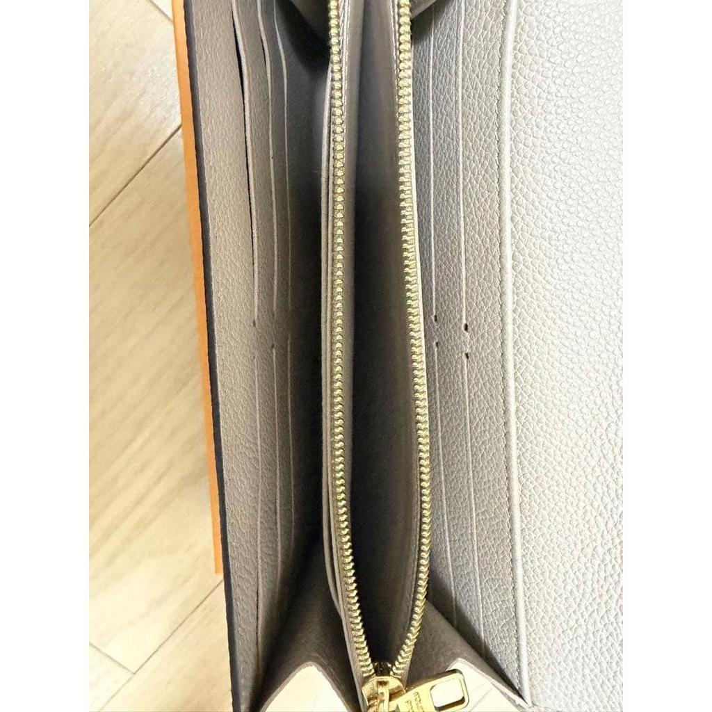 Used Louis Vuitton long wallet monogram empreinte