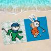 Fashion M-Malbon Golf Art Bath Towel Microfiber Soft Water Absorbing Breathable For Girl Kids Decorative Cartoon Beach Towel