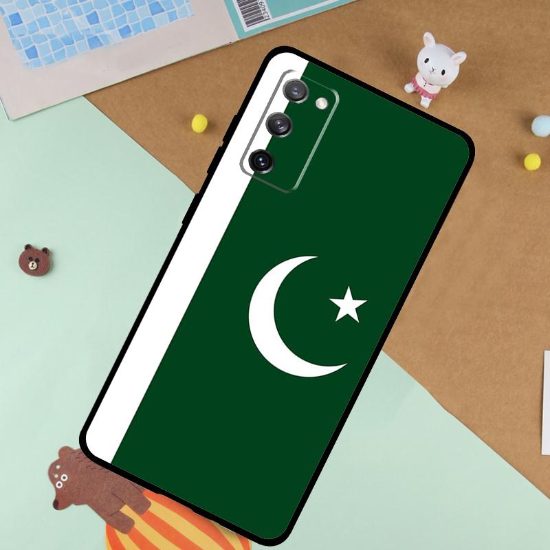 Мягкий чехол с флагом Пакистана для Samsung Galaxy S24 Ultra S9 S10 S20 S22 S21 Plus S23 FE S25 Ultra Чехол Funda
