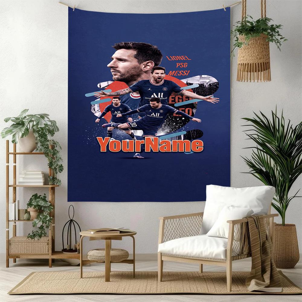 Star Player Custom Your Name Wall Decor Tapestry Art For Pet Memorial Birthdaywedding Party Backdrop Family Gift