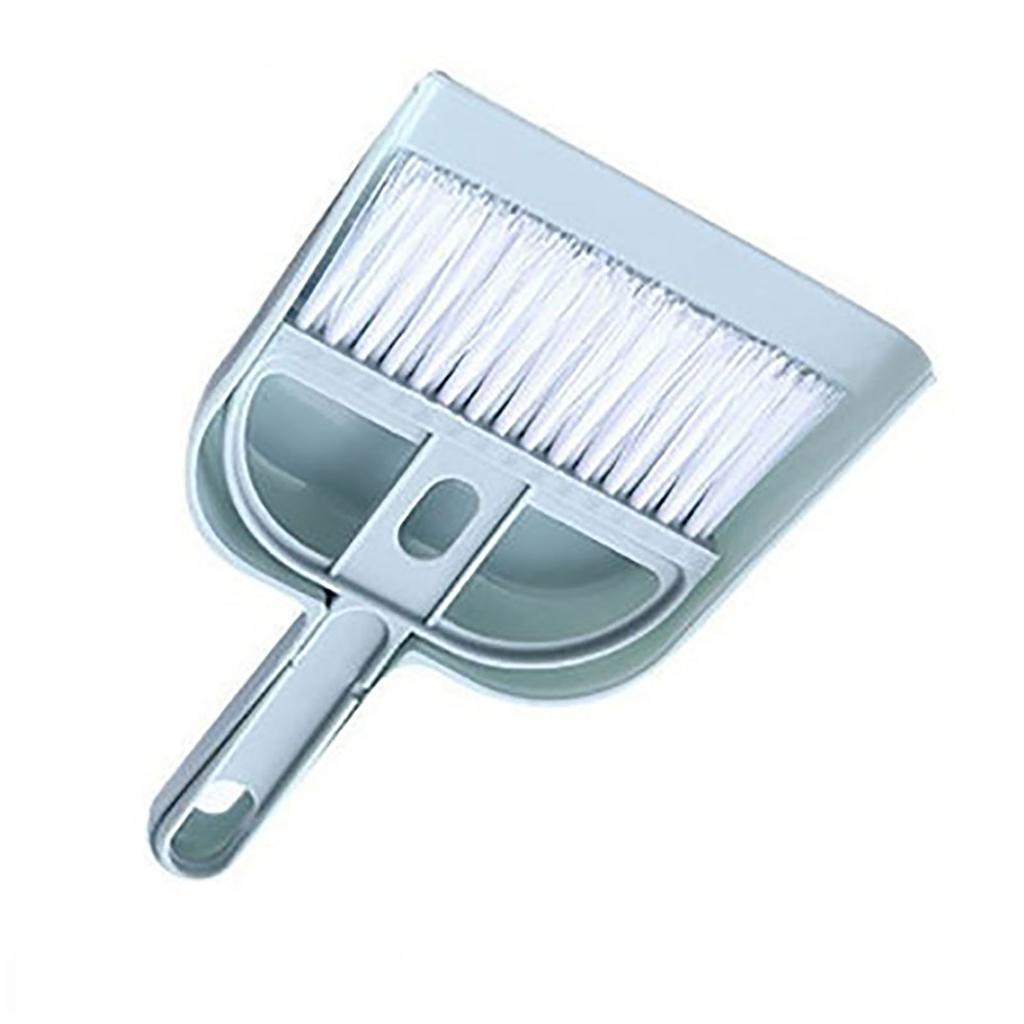 Mini Broom and Dustpan Set PP Desktop Cleaning Brush with Small Dust Pan for Desk Housekeeping