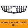 Для Mercedes Benz C Class W204 C180 C200 C300 C350 2007-2014 передний бампер решетка переделка GT Diamond AMG стиль авто аксессуары