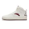 Minimalist Versatile High-Top Sneakers Women Sneakers White Red 922448084-1