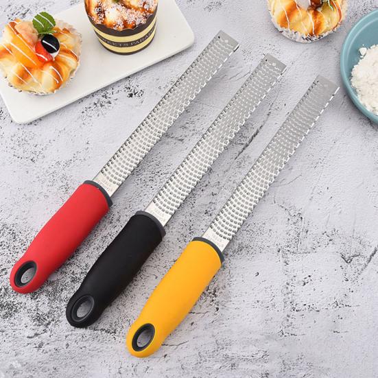 Терка для фруктов, лимонная цедра с нескользящей ручкой, дизайн с острым лезвием, терка для приготовления пищи, терка для сыра, кухонные аксессуары для нарезки