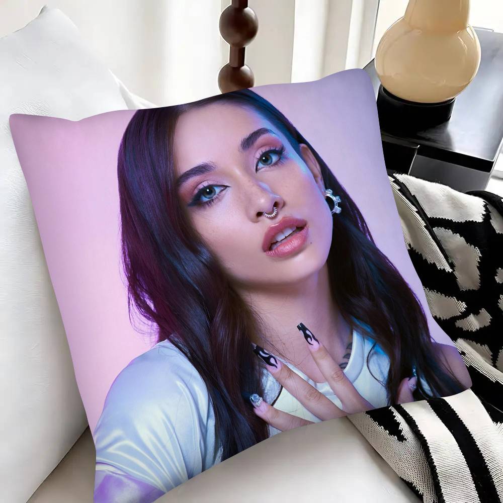 Singer Martina Stoessel TINI Pillow Case Fashion Square Pillowcase Bedroom Sofa Room Ins Decoration Leisure